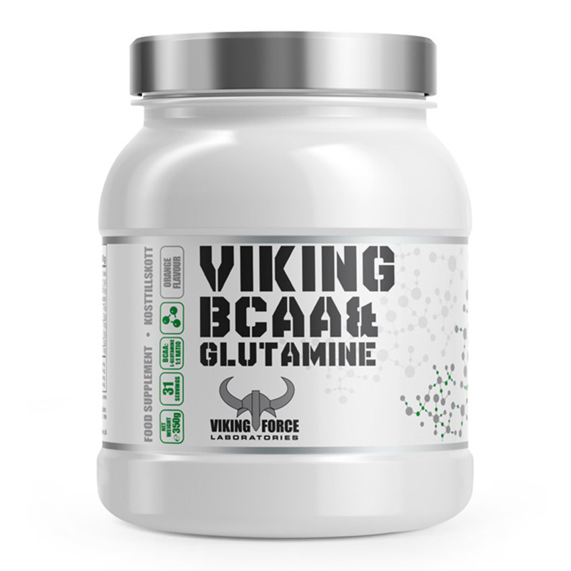 VIKING BCAA GLUTAMINE 400G STRAWBERRY FLAVORفايكنك بي سي اي اي كلوتامين 400غ نكهة الفراولة