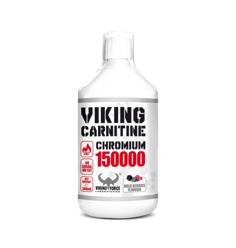 VIKING L-CARNITINE CHROMIUM 150000 STRAWBERRY FLAVOURفايكنك كارنتين كروميوم 150000 نكهة الفراولة
