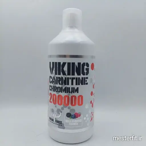 VIKING L-CARNITINE CHROMIUM 200000 WILDBERRY flavorفايكنك الكارنيتين كروميوم 200000 نكهة التوث