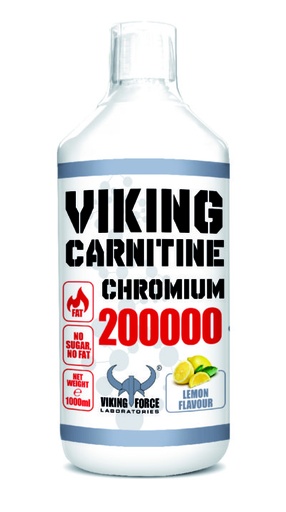 VIKING L-CARNITINE CHROMIUM 200000 LEMON فايكنك الكارنيتين كروميوم 200000 نكهة الليمون